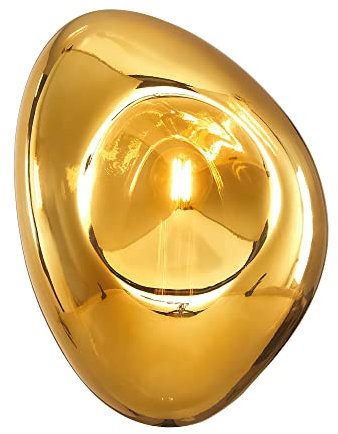 MAYTONI Mabell Wandleuchte innen – moderne Wandlampe – für LED Lampe E14 - Leuchte aus Metall - Wohnzimmerlampe, Schlafzimmerlampe, Flurlampe – Gold