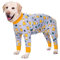 BT Bär Große Hundekleidung, Elastische Pet Onesie Schützen Gelenke Anti-Haar Anti Lecken, Wundschutz Pet Pyjamas Hund Overall Für Mittlere Große Hunde (XXXL, Graue Giraffe)