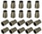 QUARKZMAN 30St. Metallglockenstopper, 6mm konische Kordelenden Verschluss Seilbefestigung Endstopper für Drawstring Lanyard Rucksack Tasche DIY, Bronze