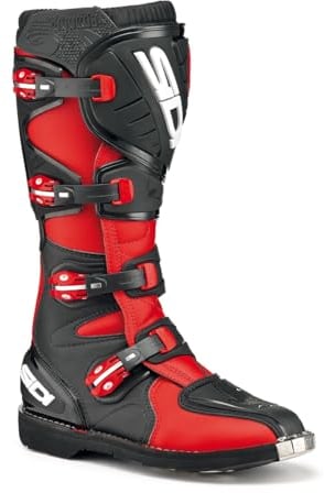 SIDI STIVALI AGUEDA ROSSO NERO 45