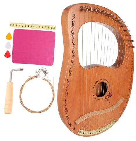 TOYANDONA Tragbare Harfe Instrument Harfe Lyraharfe Saiteninstrument Aus Holz Für Anfänger Junge Mädchen Zarte