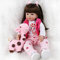 Tudofttg 60cm Bambole Reborn Femmina Morbide Realistiche Bambola in Silicone Vinile Reborn Toddler Ragazza Bambini Giocattoli