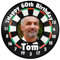 edible Round YOUR PHOTO DART BOARD cake topper uncut PREMIUM ICING SHEET - Birthday/Retirement - 5/67 (7)