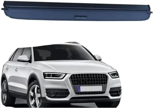 SureMaker Auto Laderaumabdeckung für Audi Q3 8U 2012-2016 Kofferraumabdeckung Rollo, Auto Laderaumabdeckung Kofferraum