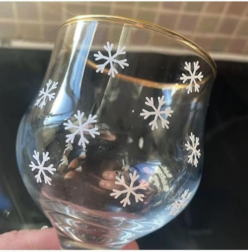 100 Silver Mini Snowflakes for Crafting Christmas Vinyl Decal Sticker DIY Glitter Wine Bottle Glass