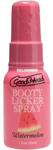 GoodHead Booty Licker Spray – Mint Flavor, 1 fl. oz., Sugar-Free, Vegan, Body-Safe Anal Play Enhancer (Watermelon)