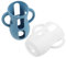 BESPORTBLE 2 pièces Housses de Silicone pour Biberons avec Poignées Antidérapantes de Compatible avec Avent Protection Durable et Sûre pour Blanc Bleu Marine