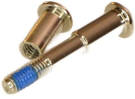 RiuScooter Pasador de Tornillos para Manillar de Patinete Eléctrico, Compatible con Xiaomi M365 1S, Plata