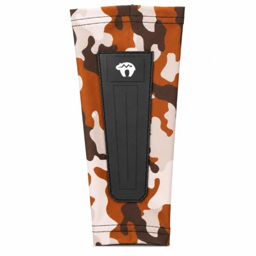 BEARPAW PRODUCTS Armschutz Dynamic Camo fürs Bogenschießen | Leichter Unterarmschutz mit Gummiauflage, körpernahem Sitz und nur ca. 36 g – erhältlich in XS bis XL und sechs Camo-Designs