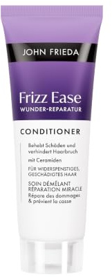 John Frieda Frizz Ease Wunder-Reparatur Conditioner – Inhalt: 75 ml – Haartyp: für widerspenstiges, geschädigtes Haar – Geeignet für farbbehandeltes Haar