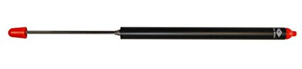 Wedo 2368 Antennen Zeigestab (24 cm, ausziehbar auf 126 cm Länge) schwarz/rot
