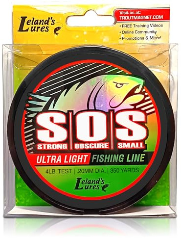 Trout Magnet Unisex-Erwachsene SOS Angelschnur 1,8 kg, Grün, 4lb Test