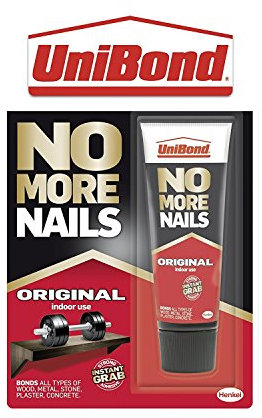 UniBond 1430100 No More Nails Original Mini Tube - 52 g, White