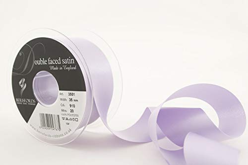 Berisfords 3501 35mm 910 Orchid Double Satin Ribbon x 20mtr, 35 mm