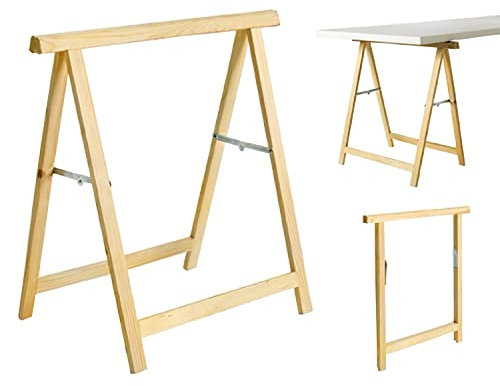 Wolfpack 05110500, Cavalletto in Legno, 75 x 75 cm