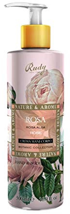 Rudy Profumi Crema Mani Corpo Rosa - 500 gr