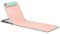 INNOV'AXE Clic-Clac Strandmatte, klappbarer Liegestuhl, Uni, 102449, Orange (Pamplemousse), 134 x 48 x 40