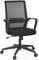 hjh OFFICE 732030 Bürostuhl Preston Stoff Schwarz Home-Office Drehstuhl ergonomisch mit Lendenwirbelstütze, Netzrücken