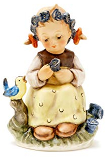 M.I.Hummel Hum 351/0-Enzianmädchen Figuren, Keramik, Mehrfarbig, One Size