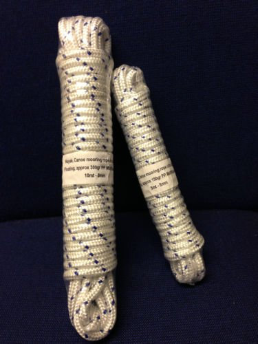 Rota Marine Kayak Canoe Mooring Rope Ultra Light! Floating Pack Of 2 - Size: 10Mt