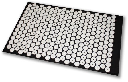 Shanti Acupressure Carpet/Nail Matte, 80 x 50 cm, Schwarz