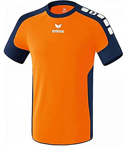 Erima Herren Valencia Trikot, Neon Orange/New Navy, S, 613610