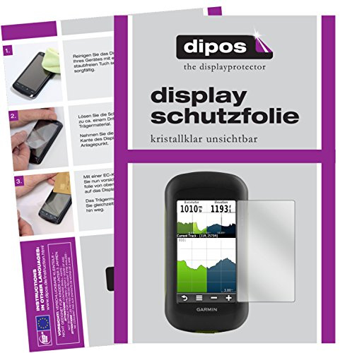 dipos I 3x Screen Protector compatible with Garmin Montana 610 Protection Films clear