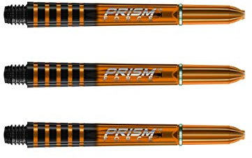 WINMAU Prism Force Orange Intermediate Polycarbonate Dart Stems - 1 Sätze pro Packung (3 Schäfte insgesamt)