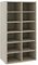 vidaXL Schuhregal mit 12 Fachböden Schuhablage Standregal Schuhschrank Schuhaufbewahrung Schuhständer Flur Sonoma-Eiche 54x34x100,5cm Holzwerkstoff