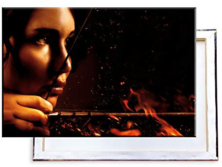 Unified Distribution Die Tribute von Panem - 100x70 cm Kunstdruck auf Leinwand • erstklassige Druckqualität • Dekoration • Wandbild