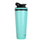 Ice Shaker Insulated Stainless Steel Shaker Bottle | 36oz, Mint | Cold for 30+ Hours | Insulated Cup with Twist-on Agitator | Odor-Free Bottle for Protein Shakes, Water, Smoothies, Cocktails