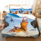 Agkingsky bettwäsche 135x200-bettwäsche Teenager Jungen mädchen-Baumwolle/Renforcé-Kissenbezug 80x80cm Mit Reißverschluss (1,135x200cm+80x80cmx1)