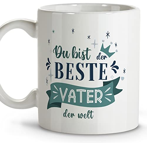 LolaPix Taza Padre. Tazas con Mensajes. Tazas Desayuno Originales. Taza Ceramica 330 ml. Regalos con Frases. Papá eres DE