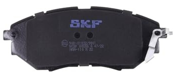 SKF Scheibenbremse Bremsbelag VKBP 80555 A - 4er Set - Position Vorderachse Höhe 93 mm Länge 203 mm Breite 131 mm Dicke 17,8 mm - OE Qualität