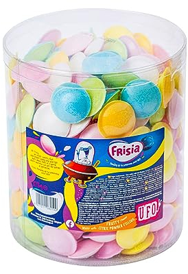 Frisia Fruit Ufos | Essoblaten mit Brause- Füllung | 390 Stk= 375g