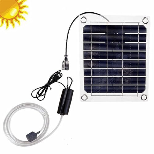 Solarbetriebener Sauerstoffgenerator für Teich, Luftpumpe, Wassersauerstoffpumpe, Luftsprudler für den Außenbereich, Pool, Teich, Aquarium, Garten