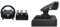 Logitech G29 Driving Force Racing Wheel and Floor Pedals, Real Force Feedback & Saitek X52 Pro Flight 3M System with Metal Part Gas Control and Simulation Joystick, LCD Display