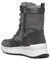 Geox D Spherica Actif X2, Stivale alla Caviglia Donna, Grigio Scuro, 35 EU