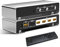 KVM Switch Monitors Computers, Switch 4x1 4K@60Hz Switcher 4 In 1 Out With 5.1 Optical 3.5mm Audio Converter For PS5 Xbox Laptop Amplifier TV Share Monitors and USB Devices,Plug and Play