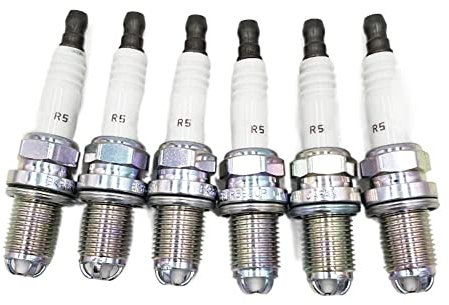 Zündkerzen 6 STÜCKE 12120037607 Auto Platin Zündkerze Passend for BMW E39 E46 M54 M62 E38 E65 E34 E36 E46 E52 E66 E67 Z3 320 528 BKR6EQUP 3199 Autoteile
