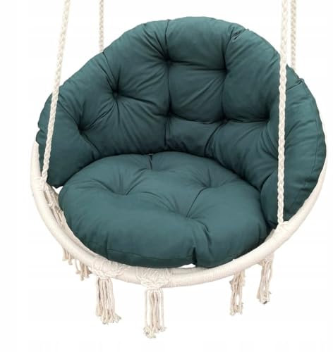 Kissen für eine Storchennest Schaukelkissen Kissen für Hängeschaukel Schaukelauflagen Hängeschaukel Hängenest Flaschengrün