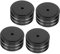 Holibanna 4pcs High Density Audio Isolation Pads for Speakers Subwoofer Turntable and Amplifier Feet for Improved Sound Clarity and Noise Reduction