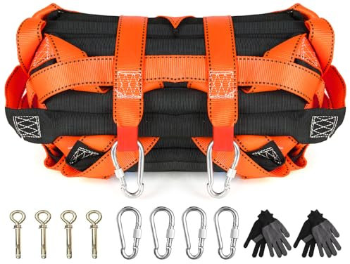 Échelle de Secours 10M, Échelle D'évacuation d'urgence Incendien avec Mousqueton, ÉChelles De Secours Incendie Échelle De Corde De Sécurité, Capacité de Poids Jusqu'à 200 kg pour Maison 2 Étages (10M)