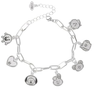 Ceeyoll Bts Fanartikel, Bts Merch, Armband Damen, Glatt und Bequem, Umweltfreundliche Materialien, Armband, Accessoires für Bts-Fans, Sammlerstücke