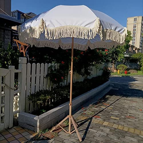 7LiuYueFei6 Parasol de Jardin-Parasol de Table d'extérieur Haut de Gamme Beau Cool et Confortable Protection Solaire inclinable à 45° (Costume de Style de Luxe A)