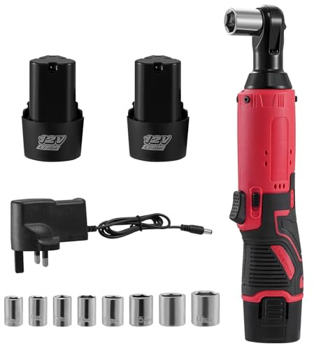 Victoam 3/8'' Cordless Ratchet Wrench, 427FT-LBS 580N.m Electric Ratchet