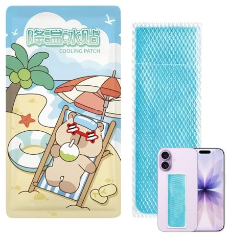Cooling Gel Pads, Instant Ice Relief Stickers, Portable Anti Heat Patch Set with Long Lasting Cooling Effect, Flexible Skin Comfort Solution with Soft Adhesion Design, Travel Ready Aid for Sports