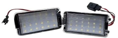 Tqhsjxi Car Number Plate Light Licence 2Pc LED Rear Number Plate Bulb For Seat For Altea For Arosa For Cordoba For Ibiza For Leon Lights License Plate Light Lamp
