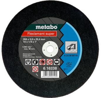 Metabo 616338000 Flexiamant super 350x3,0x25,4 Stahl, Farbe, Size