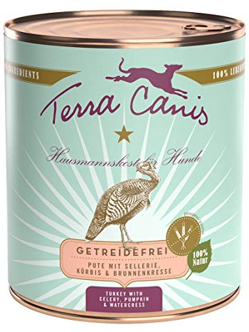 Terra Canis Sensitive Pute mit Sellerie, Kürbis und Kamille, (6 x 800 g)